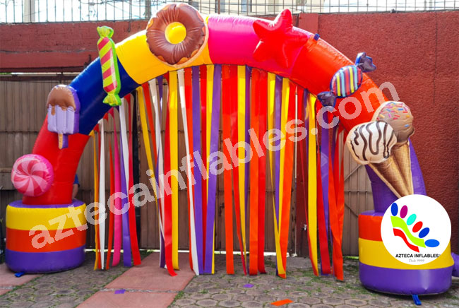 inflable arco caravana 