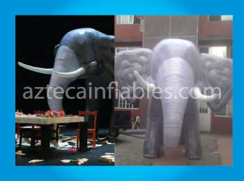 elefante inflable